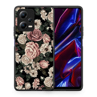 Thumbnail for Θήκη Xiaomi Redmi Note 12 5G Flower Wild Roses από τη Smartfits με σχέδιο στο πίσω μέρος και μαύρο περίβλημα | Xiaomi Redmi Note 12 5G Flower Wild Roses Case with Colorful Back and Black Bezels