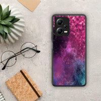 Thumbnail for Θήκη Xiaomi Redmi Note 12 5G Galactic Aurora από τη Smartfits με σχέδιο στο πίσω μέρος και μαύρο περίβλημα | Xiaomi Redmi Note 12 5G Galactic Aurora Case with Colorful Back and Black Bezels