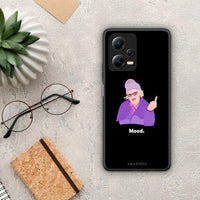 Thumbnail for Θήκη Xiaomi Redmi Note 12 5G Grandma Mood Black από τη Smartfits με σχέδιο στο πίσω μέρος και μαύρο περίβλημα | Xiaomi Redmi Note 12 5G Grandma Mood Black Case with Colorful Back and Black Bezels