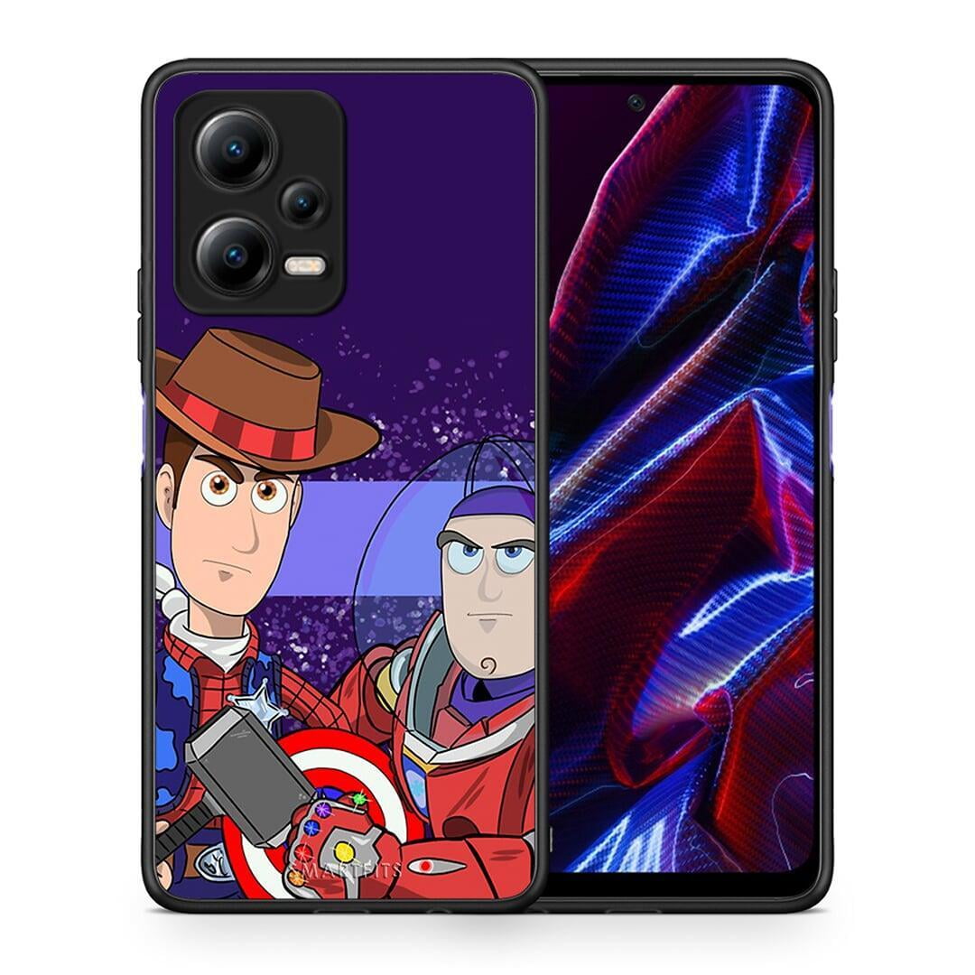 Θήκη Xiaomi Redmi Note 12 5G Infinity Story από τη Smartfits με σχέδιο στο πίσω μέρος και μαύρο περίβλημα | Xiaomi Redmi Note 12 5G Infinity Story Case with Colorful Back and Black Bezels