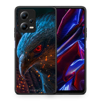 Thumbnail for Θήκη Xiaomi Redmi Note 12 5G PopArt Eagle από τη Smartfits με σχέδιο στο πίσω μέρος και μαύρο περίβλημα | Xiaomi Redmi Note 12 5G PopArt Eagle Case with Colorful Back and Black Bezels