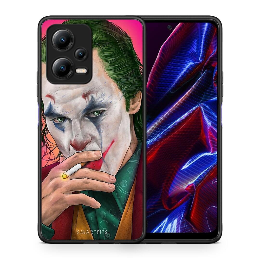 Θήκη Xiaomi Redmi Note 12 5G PopArt JokesOnU από τη Smartfits με σχέδιο στο πίσω μέρος και μαύρο περίβλημα | Xiaomi Redmi Note 12 5G PopArt JokesOnU Case with Colorful Back and Black Bezels