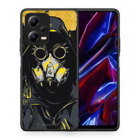 Thumbnail for Θήκη Xiaomi Redmi Note 12 5G PopArt Mask από τη Smartfits με σχέδιο στο πίσω μέρος και μαύρο περίβλημα | Xiaomi Redmi Note 12 5G PopArt Mask Case with Colorful Back and Black Bezels