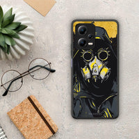 Thumbnail for Θήκη Xiaomi Redmi Note 12 5G PopArt Mask από τη Smartfits με σχέδιο στο πίσω μέρος και μαύρο περίβλημα | Xiaomi Redmi Note 12 5G PopArt Mask Case with Colorful Back and Black Bezels