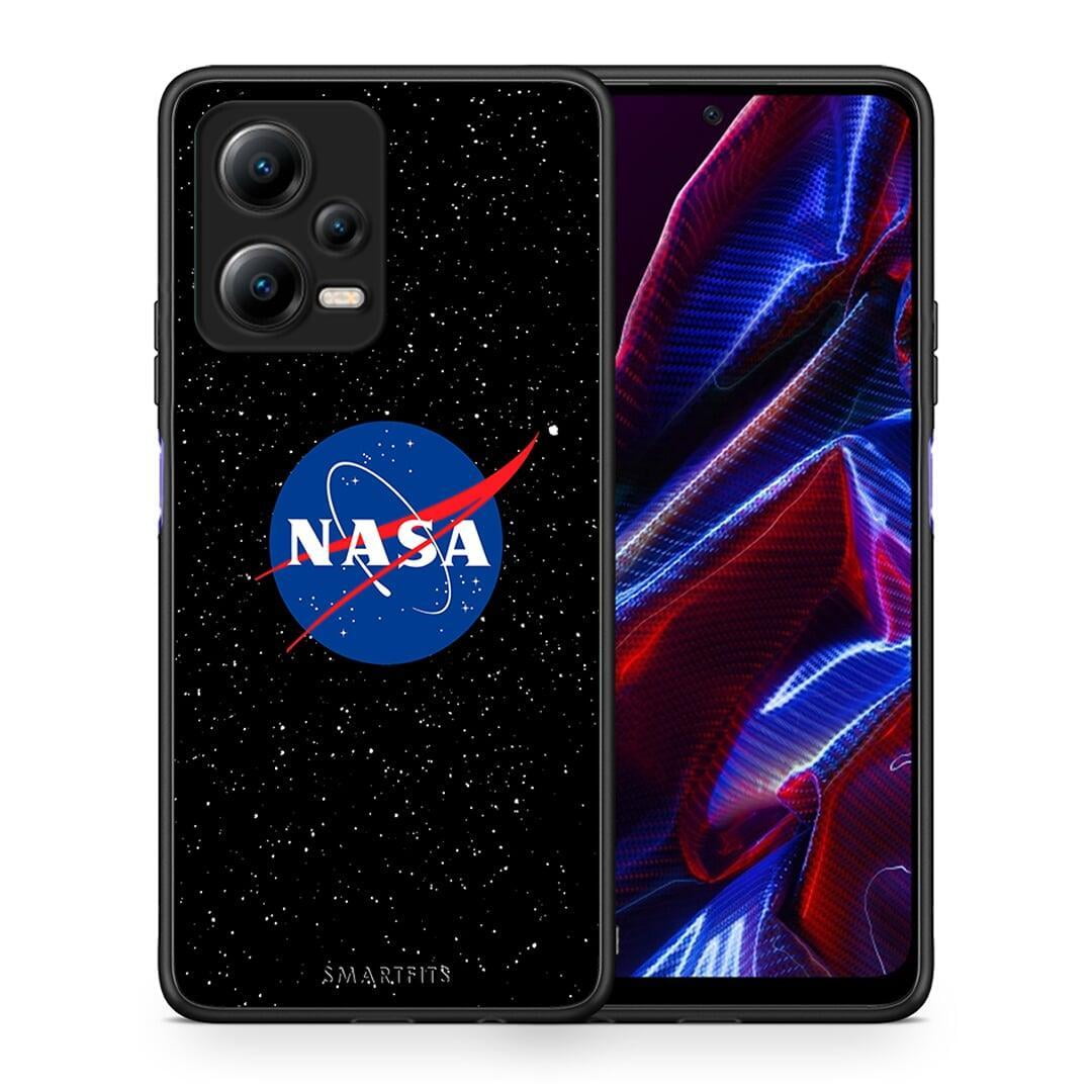 Θήκη Xiaomi Redmi Note 12 5G PopArt NASA από τη Smartfits με σχέδιο στο πίσω μέρος και μαύρο περίβλημα | Xiaomi Redmi Note 12 5G PopArt NASA Case with Colorful Back and Black Bezels