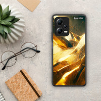 Thumbnail for Θήκη Xiaomi Redmi Note 12 5G Real Gold από τη Smartfits με σχέδιο στο πίσω μέρος και μαύρο περίβλημα | Xiaomi Redmi Note 12 5G Real Gold Case with Colorful Back and Black Bezels