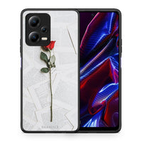 Thumbnail for Θήκη Xiaomi Redmi Note 12 5G Red Rose από τη Smartfits με σχέδιο στο πίσω μέρος και μαύρο περίβλημα | Xiaomi Redmi Note 12 5G Red Rose Case with Colorful Back and Black Bezels