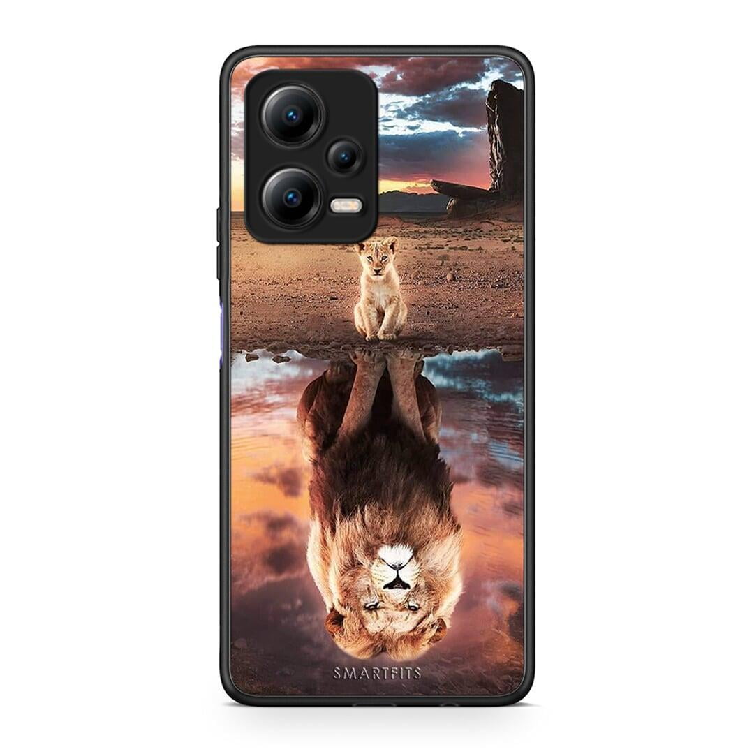 Θήκη Xiaomi Redmi Note 12 5G Sunset Dreams από τη Smartfits με σχέδιο στο πίσω μέρος και μαύρο περίβλημα | Xiaomi Redmi Note 12 5G Sunset Dreams Case with Colorful Back and Black Bezels