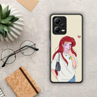 Thumbnail for Θήκη Xiaomi Redmi Note 12 5G Walking Mermaid από τη Smartfits με σχέδιο στο πίσω μέρος και μαύρο περίβλημα | Xiaomi Redmi Note 12 5G Walking Mermaid Case with Colorful Back and Black Bezels