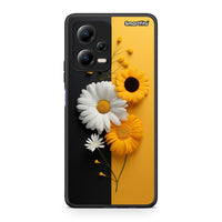 Thumbnail for Θήκη Xiaomi Poco X5 5G Dual / Redmi Note 12 5G Yellow Daisies από τη Smartfits με σχέδιο στο πίσω μέρος και μαύρο περίβλημα | Xiaomi Poco X5 5G Dual / Redmi Note 12 5G Yellow Daisies Case with Colorful Back and Black Bezels