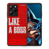 Thumbnail for Θήκη Xiaomi Poco X5 Pro 5G Dual Like A Boss από τη Smartfits με σχέδιο στο πίσω μέρος και μαύρο περίβλημα | Xiaomi Poco X5 Pro 5G Dual Like A Boss Case with Colorful Back and Black Bezels