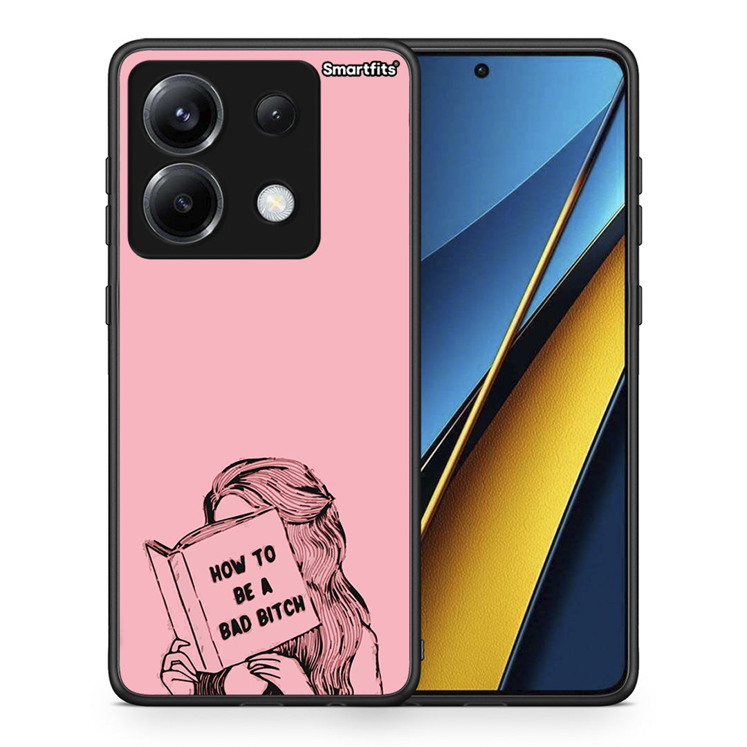 Θήκη Xiaomi Poco X6 Bad Bitch από τη Smartfits με σχέδιο στο πίσω μέρος και μαύρο περίβλημα | Xiaomi Poco X6 Bad Bitch case with colorful back and black bezels