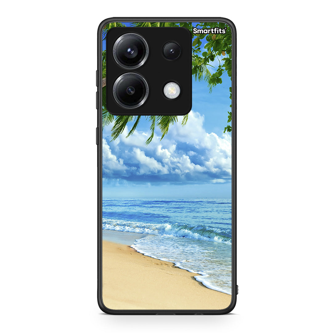 Xiaomi Poco X6 Beautiful Beach θήκη από τη Smartfits με σχέδιο στο πίσω μέρος και μαύρο περίβλημα | Smartphone case with colorful back and black bezels by Smartfits