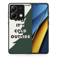 Thumbnail for Θήκη Xiaomi Poco X6 Cold Outside από τη Smartfits με σχέδιο στο πίσω μέρος και μαύρο περίβλημα | Xiaomi Poco X6 Cold Outside case with colorful back and black bezels