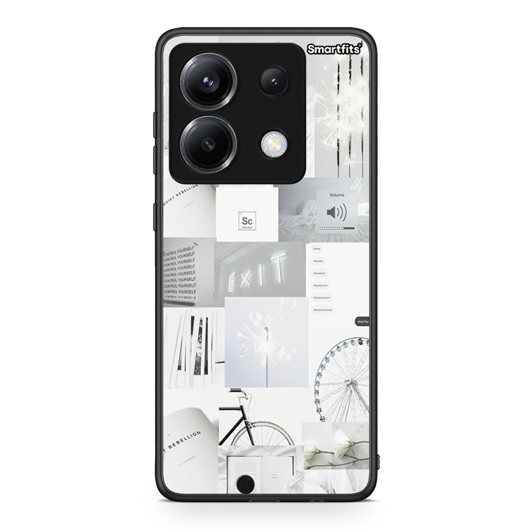 Xiaomi Poco X6 Collage Make Me Wonder Θήκη Αγίου Βαλεντίνου από τη Smartfits με σχέδιο στο πίσω μέρος και μαύρο περίβλημα | Smartphone case with colorful back and black bezels by Smartfits