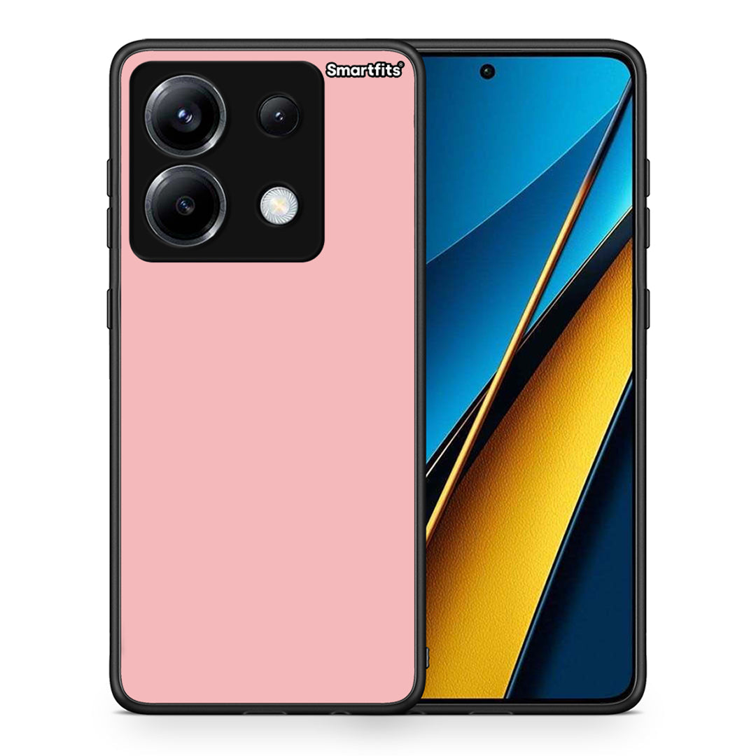 Θήκη Xiaomi Poco X6 Nude Color από τη Smartfits με σχέδιο στο πίσω μέρος και μαύρο περίβλημα | Xiaomi Poco X6 Nude Color case with colorful back and black bezels