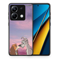 Thumbnail for Θήκη Xiaomi Poco X6 Lady And Tramp από τη Smartfits με σχέδιο στο πίσω μέρος και μαύρο περίβλημα | Xiaomi Poco X6 Lady And Tramp case with colorful back and black bezels