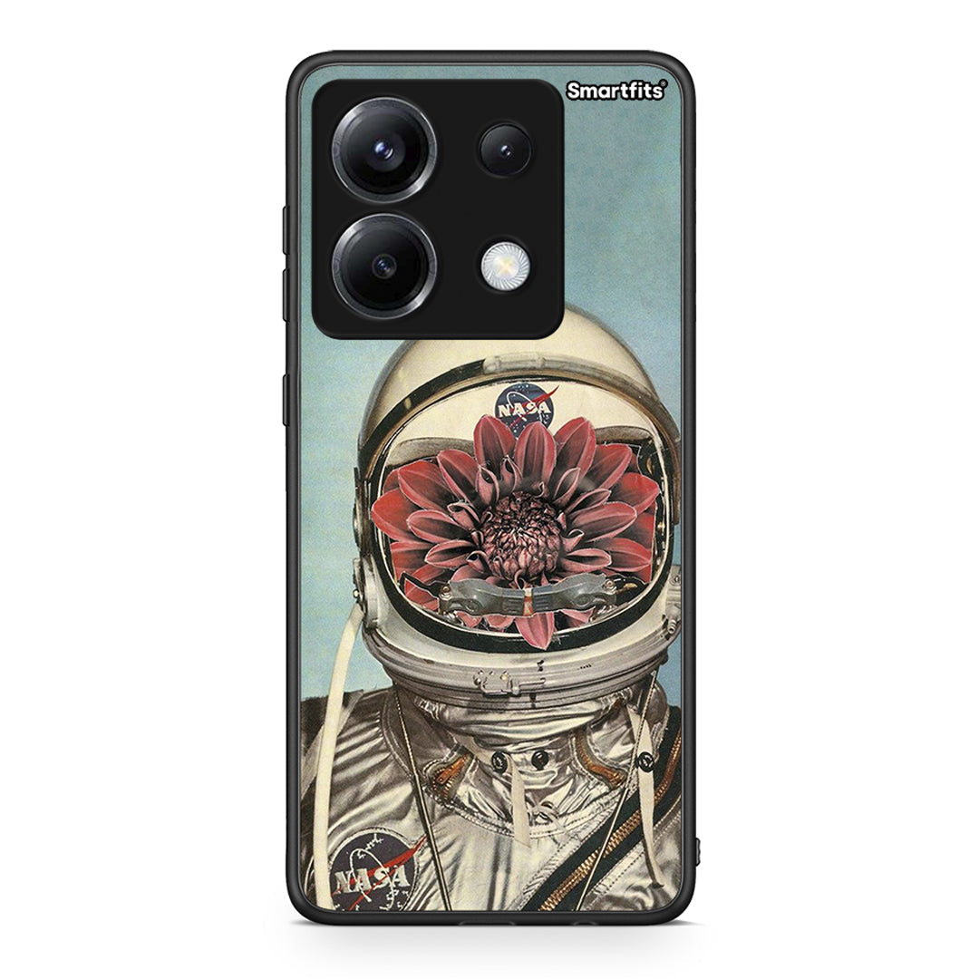 Xiaomi Poco X6 Nasa Bloom θήκη από τη Smartfits με σχέδιο στο πίσω μέρος και μαύρο περίβλημα | Smartphone case with colorful back and black bezels by Smartfits