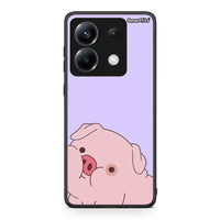 Thumbnail for Xiaomi Poco X6 Pig Love 2 Θήκη Αγίου Βαλεντίνου από τη Smartfits με σχέδιο στο πίσω μέρος και μαύρο περίβλημα | Smartphone case with colorful back and black bezels by Smartfits