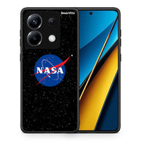 Thumbnail for Θήκη Xiaomi Poco X6 NASA PopArt από τη Smartfits με σχέδιο στο πίσω μέρος και μαύρο περίβλημα | Xiaomi Poco X6 NASA PopArt case with colorful back and black bezels