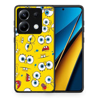 Thumbnail for Θήκη Xiaomi Poco X6 Sponge PopArt από τη Smartfits με σχέδιο στο πίσω μέρος και μαύρο περίβλημα | Xiaomi Poco X6 Sponge PopArt case with colorful back and black bezels