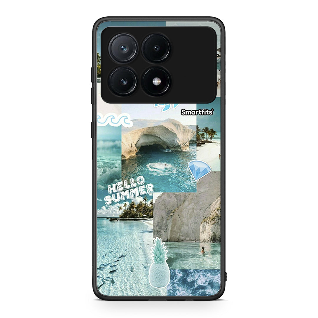 Xiaomi Poco X6 Pro 5G Aesthetic Summer Θήκη από τη Smartfits με σχέδιο στο πίσω μέρος και μαύρο περίβλημα | Smartphone case with colorful back and black bezels by Smartfits