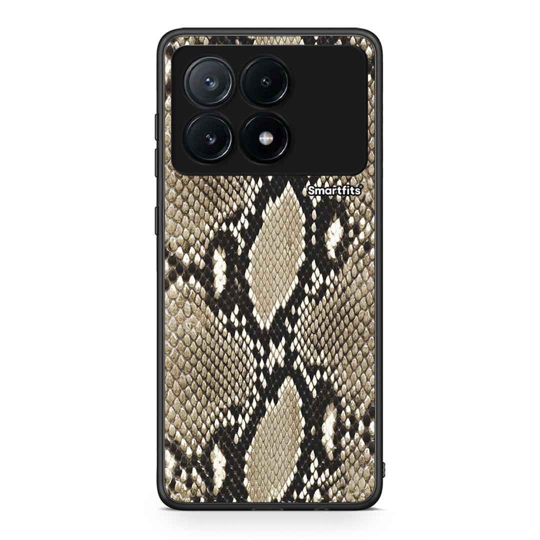 23 - Xiaomi Poco X6 Pro 5G Fashion Snake Animal case, cover, bumper