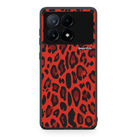 Thumbnail for 4 - Xiaomi Poco X6 Pro 5G Red Leopard Animal case, cover, bumper