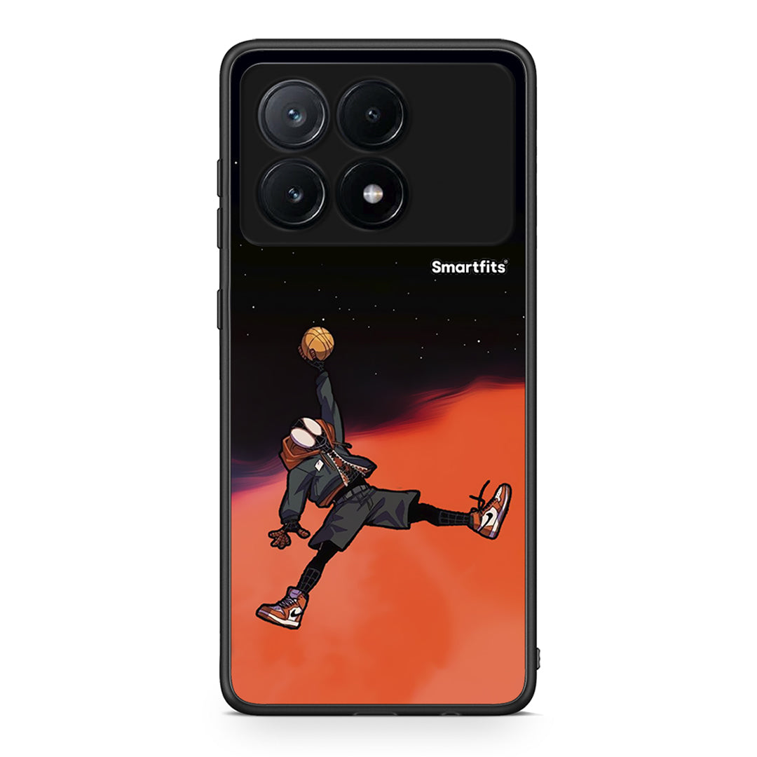 Xiaomi Poco X6 Pro 5G Basketball Hero θήκη από τη Smartfits με σχέδιο στο πίσω μέρος και μαύρο περίβλημα | Smartphone case with colorful back and black bezels by Smartfits