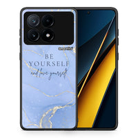Thumbnail for Θήκη Xiaomi Poco X6 Pro 5G Be Yourself από τη Smartfits με σχέδιο στο πίσω μέρος και μαύρο περίβλημα | Xiaomi Poco X6 Pro 5G Be Yourself case with colorful back and black bezels