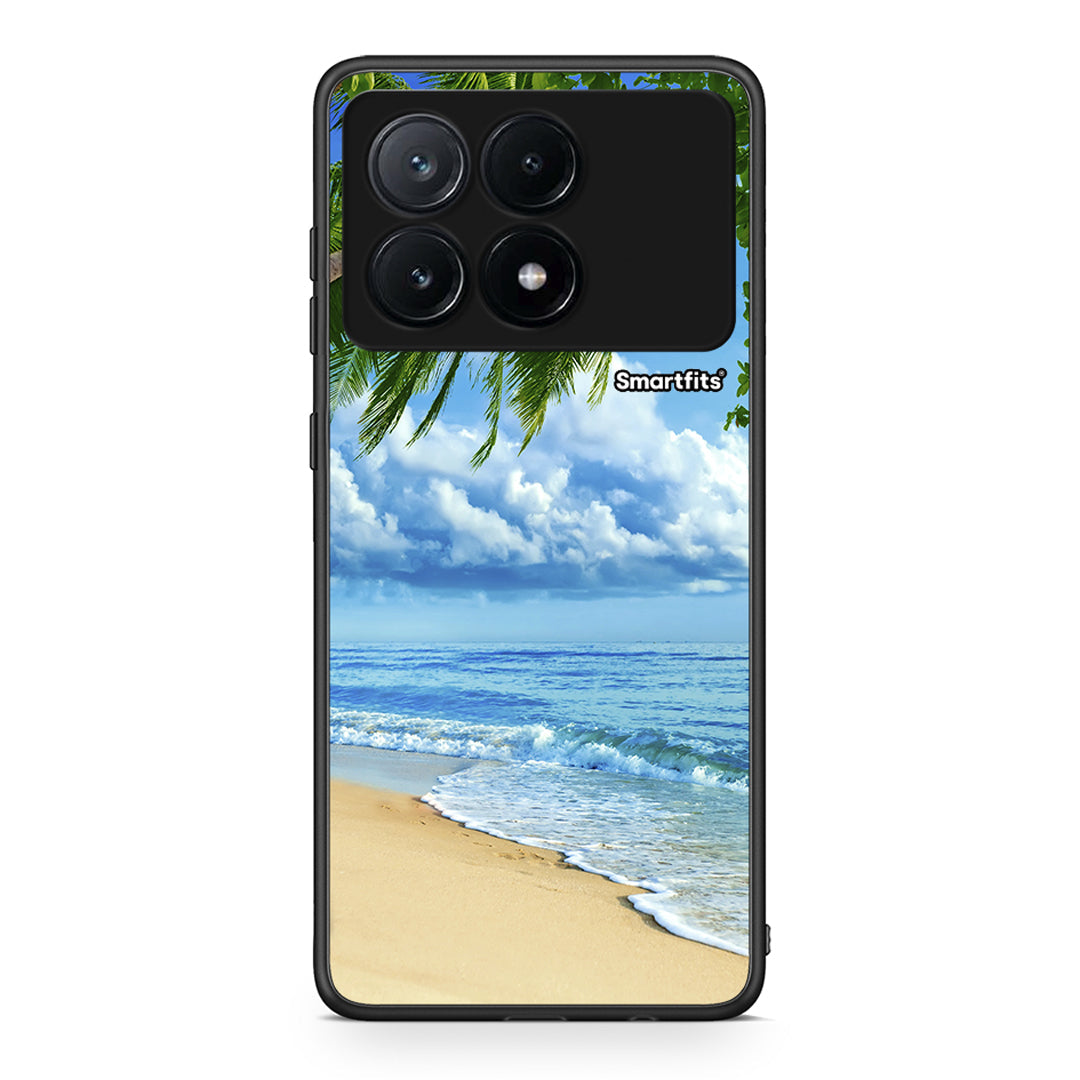 Xiaomi Poco X6 Pro 5G Beautiful Beach θήκη από τη Smartfits με σχέδιο στο πίσω μέρος και μαύρο περίβλημα | Smartphone case with colorful back and black bezels by Smartfits