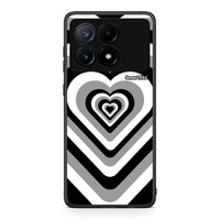 Thumbnail for Xiaomi Poco X6 Pro 5G Black Hearts θήκη από τη Smartfits με σχέδιο στο πίσω μέρος και μαύρο περίβλημα | Smartphone case with colorful back and black bezels by Smartfits