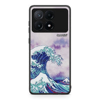 Thumbnail for Xiaomi Poco X6 Pro 5G Blue Waves θήκη από τη Smartfits με σχέδιο στο πίσω μέρος και μαύρο περίβλημα | Smartphone case with colorful back and black bezels by Smartfits