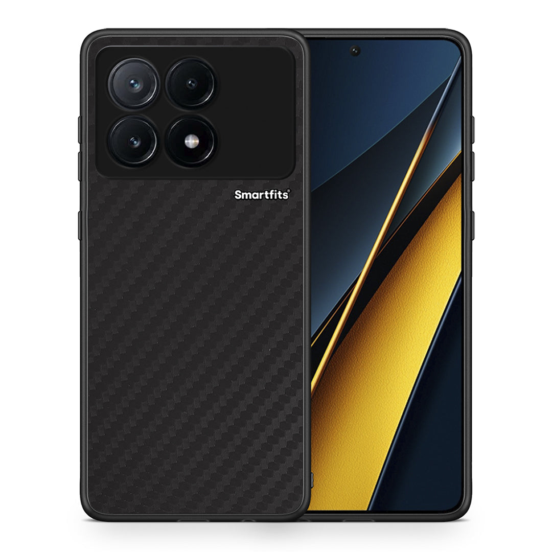 Θήκη Xiaomi Poco X6 Pro 5G Carbon Black από τη Smartfits με σχέδιο στο πίσω μέρος και μαύρο περίβλημα | Xiaomi Poco X6 Pro 5G Carbon Black case with colorful back and black bezels