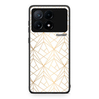 Thumbnail for 111 - Xiaomi Poco X6 Pro 5G Luxury White Geometric case, cover, bumper