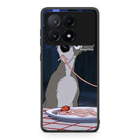 Thumbnail for Xiaomi Poco X6 Pro 5G Lady And Tramp 1 Θήκη Αγίου Βαλεντίνου από τη Smartfits με σχέδιο στο πίσω μέρος και μαύρο περίβλημα | Smartphone case with colorful back and black bezels by Smartfits