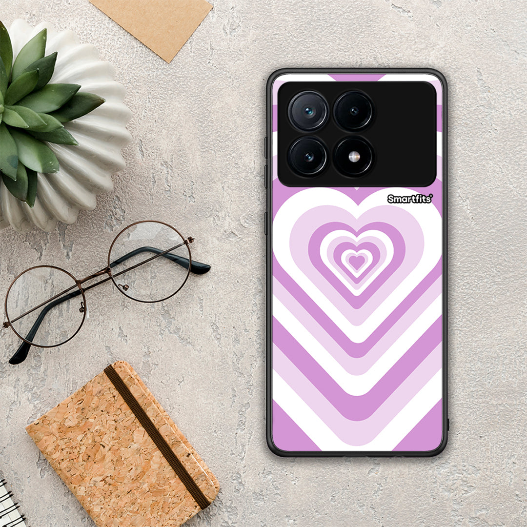 Lilac Hearts - Xiaomi Poco X6 Pro 5G θήκη