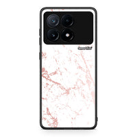 Thumbnail for 116 - Xiaomi Poco X6 Pro 5G Pink Splash Marble case, cover, bumper