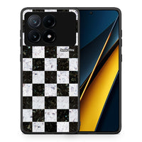 Thumbnail for Θήκη Xiaomi Poco X6 Pro 5G Square Geometric Marble από τη Smartfits με σχέδιο στο πίσω μέρος και μαύρο περίβλημα | Xiaomi Poco X6 Pro 5G Square Geometric Marble case with colorful back and black bezels