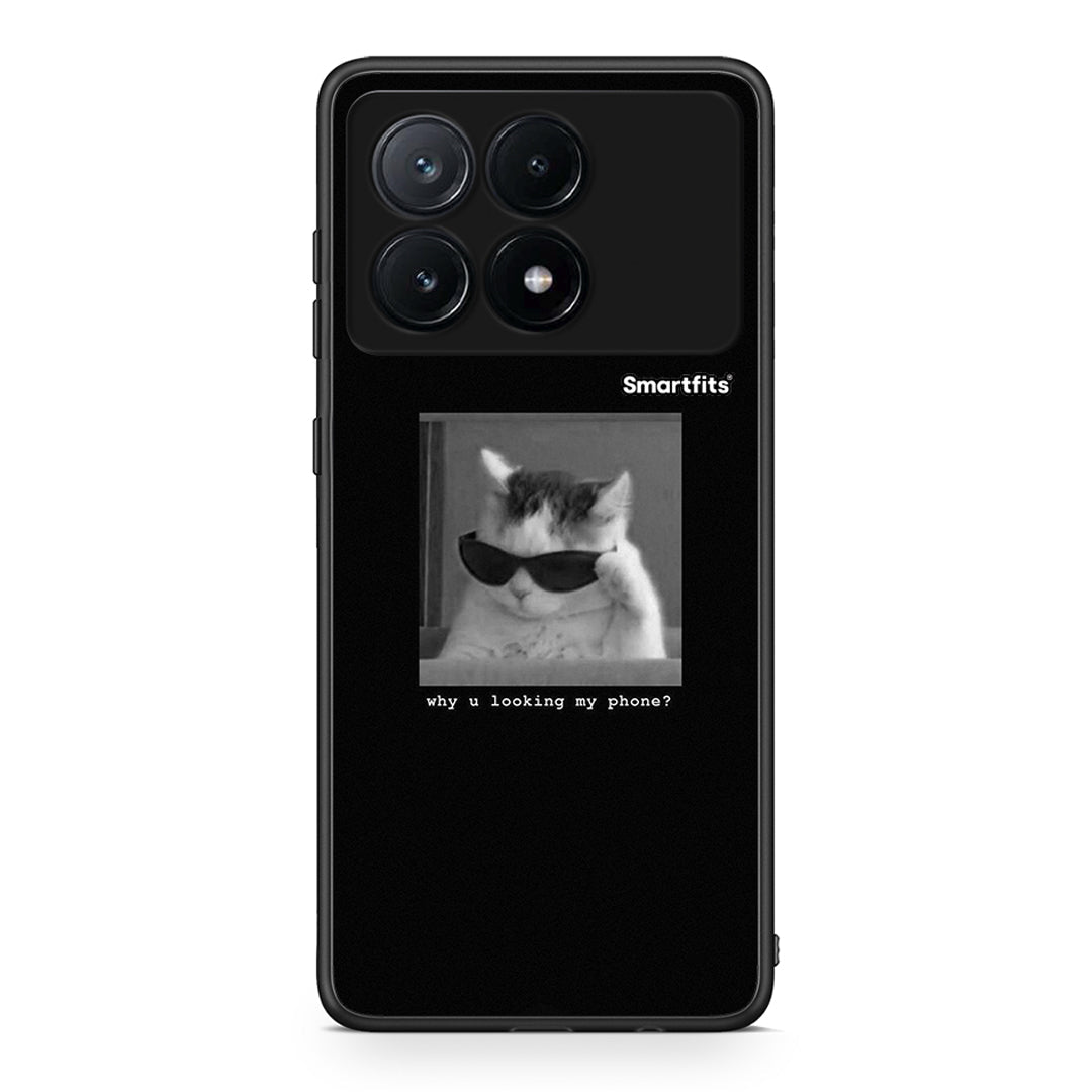 Xiaomi Poco X6 Pro 5G Meme Cat θήκη από τη Smartfits με σχέδιο στο πίσω μέρος και μαύρο περίβλημα | Smartphone case with colorful back and black bezels by Smartfits