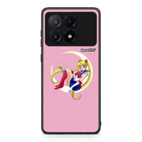 Thumbnail for Xiaomi Poco X6 Pro 5G Moon Girl θήκη από τη Smartfits με σχέδιο στο πίσω μέρος και μαύρο περίβλημα | Smartphone case with colorful back and black bezels by Smartfits