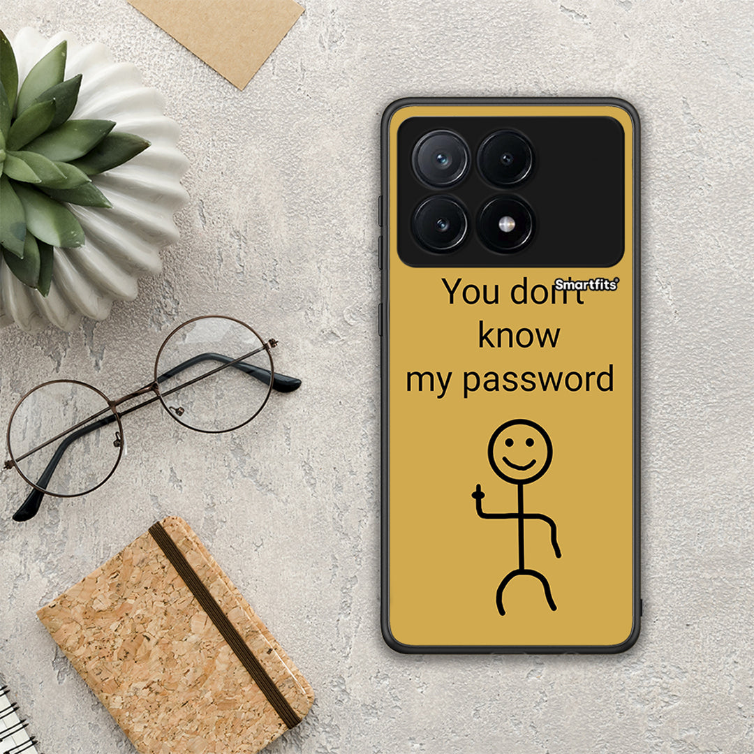 My Password - Xiaomi Poco X6 Pro 5G θήκη