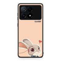 Thumbnail for Xiaomi Poco X6 Pro 5G Nick Wilde And Judy Hopps Love 2 θήκη από τη Smartfits με σχέδιο στο πίσω μέρος και μαύρο περίβλημα | Smartphone case with colorful back and black bezels by Smartfits
