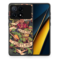 Thumbnail for Θήκη Xiaomi Poco X6 Pro 5G Ninja Turtles από τη Smartfits με σχέδιο στο πίσω μέρος και μαύρο περίβλημα | Xiaomi Poco X6 Pro 5G Ninja Turtles case with colorful back and black bezels