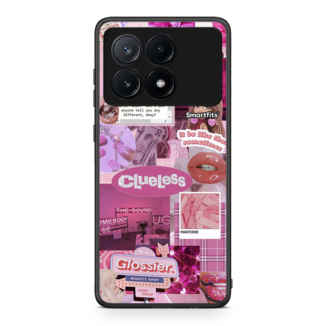 Xiaomi Poco X6 Pro 5G Pink Love Θήκη Αγίου Βαλεντίνου από τη Smartfits με σχέδιο στο πίσω μέρος και μαύρο περίβλημα | Smartphone case with colorful back and black bezels by Smartfits