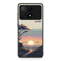 Thumbnail for Xiaomi Poco X6 Pro 5G Pixel Sunset Θήκη από τη Smartfits με σχέδιο στο πίσω μέρος και μαύρο περίβλημα | Smartphone case with colorful back and black bezels by Smartfits