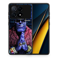Thumbnail for Θήκη Xiaomi Poco X6 Pro 5G Thanos PopArt από τη Smartfits με σχέδιο στο πίσω μέρος και μαύρο περίβλημα | Xiaomi Poco X6 Pro 5G Thanos PopArt case with colorful back and black bezels