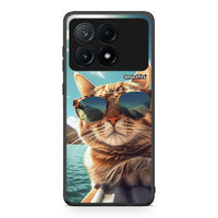 Thumbnail for Xiaomi Poco X6 Pro 5G Summer Cat θήκη από τη Smartfits με σχέδιο στο πίσω μέρος και μαύρο περίβλημα | Smartphone case with colorful back and black bezels by Smartfits