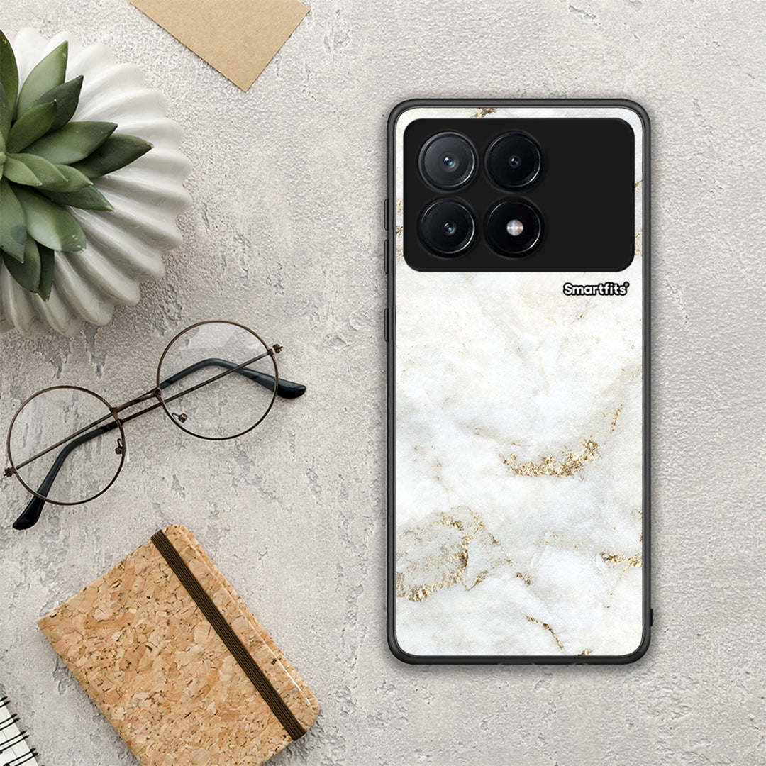 White Gold Marble - Xiaomi Poco X6 Pro 5G case