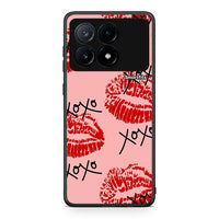 Thumbnail for Xiaomi Poco X6 Pro 5G XOXO Lips θήκη από τη Smartfits με σχέδιο στο πίσω μέρος και μαύρο περίβλημα | Smartphone case with colorful back and black bezels by Smartfits